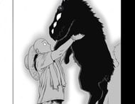 Saitama holds Overgrown Rover (Image via Yusuke Murata/Shueisha)